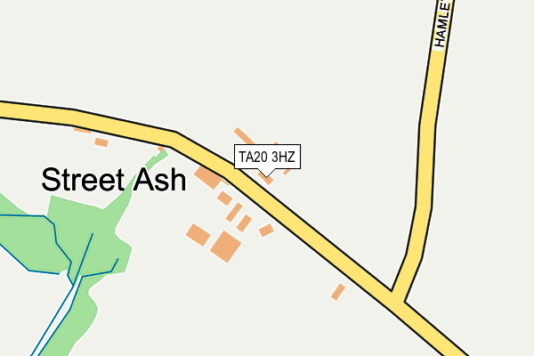 TA20 3HZ map - OS OpenMap – Local (Ordnance Survey)
