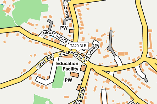 TA20 3LR map - OS OpenMap – Local (Ordnance Survey)