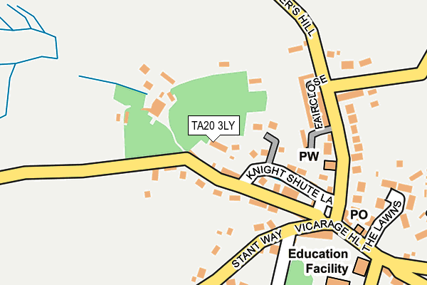 TA20 3LY map - OS OpenMap – Local (Ordnance Survey)