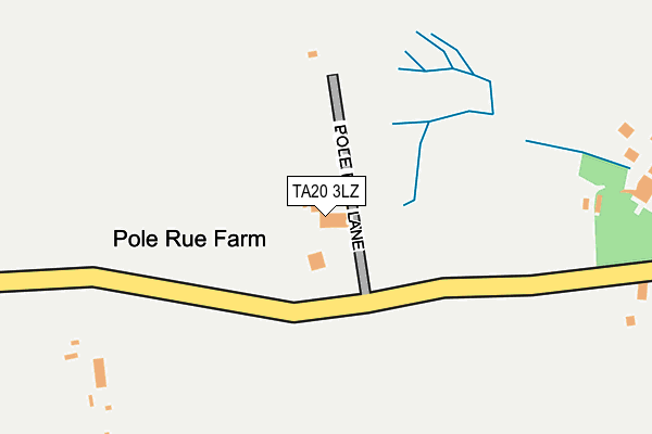 TA20 3LZ map - OS OpenMap – Local (Ordnance Survey)