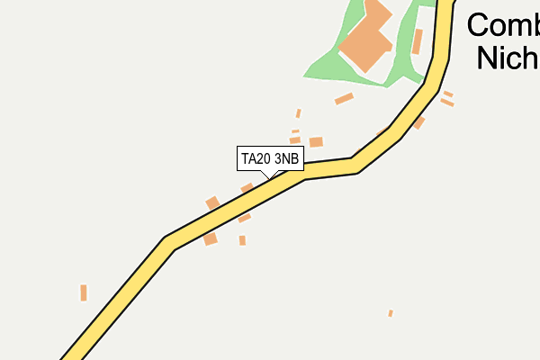 TA20 3NB map - OS OpenMap – Local (Ordnance Survey)
