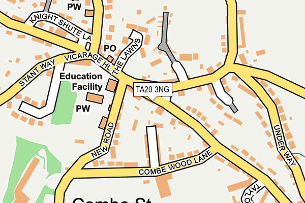 TA20 3NG map - OS OpenMap – Local (Ordnance Survey)