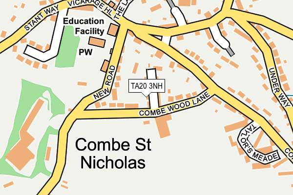 TA20 3NH map - OS OpenMap – Local (Ordnance Survey)