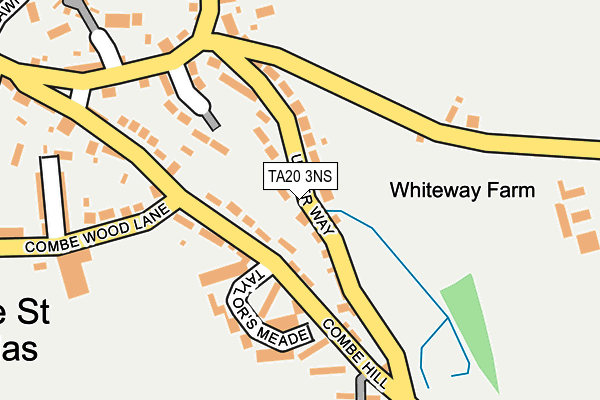 TA20 3NS map - OS OpenMap – Local (Ordnance Survey)