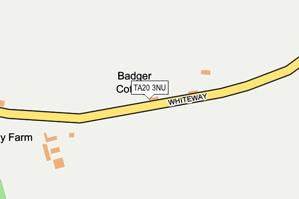 TA20 3NU map - OS OpenMap – Local (Ordnance Survey)