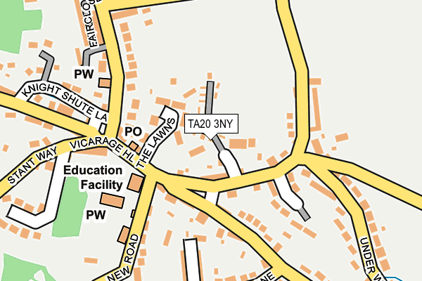 TA20 3NY map - OS OpenMap – Local (Ordnance Survey)