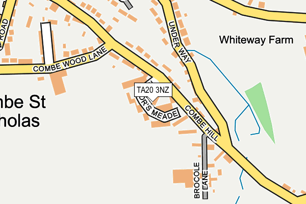TA20 3NZ map - OS OpenMap – Local (Ordnance Survey)