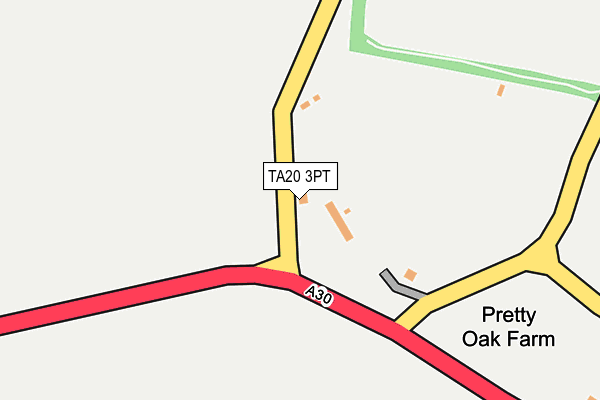 TA20 3PT map - OS OpenMap – Local (Ordnance Survey)
