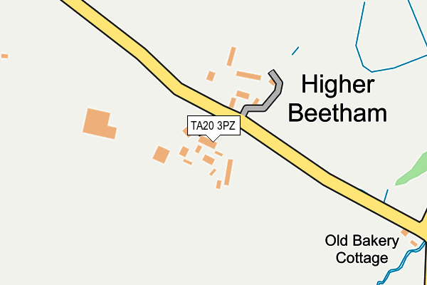 TA20 3PZ map - OS OpenMap – Local (Ordnance Survey)