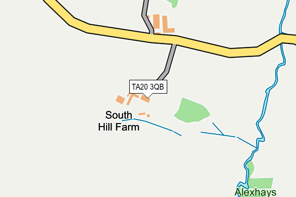 TA20 3QB map - OS OpenMap – Local (Ordnance Survey)