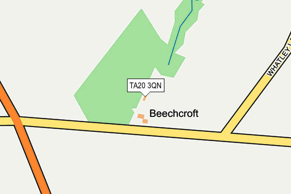 TA20 3QN map - OS OpenMap – Local (Ordnance Survey)