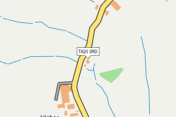 TA20 3RD map - OS OpenMap – Local (Ordnance Survey)