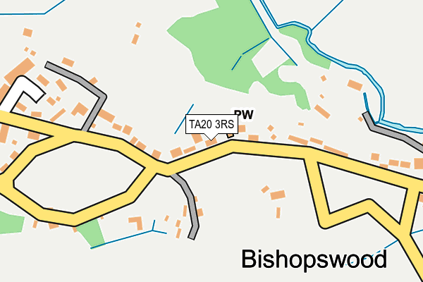 TA20 3RS map - OS OpenMap – Local (Ordnance Survey)