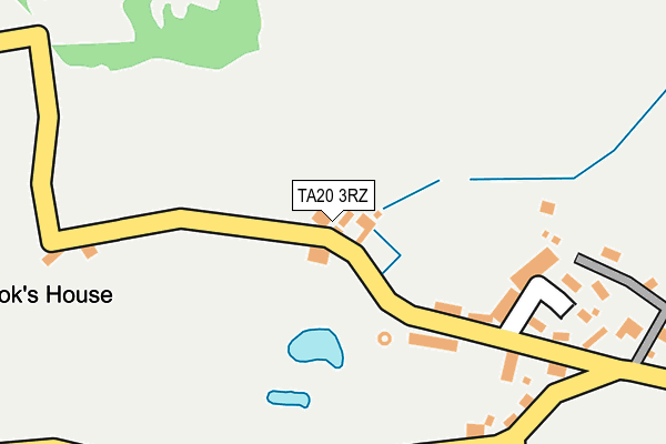 TA20 3RZ map - OS OpenMap – Local (Ordnance Survey)