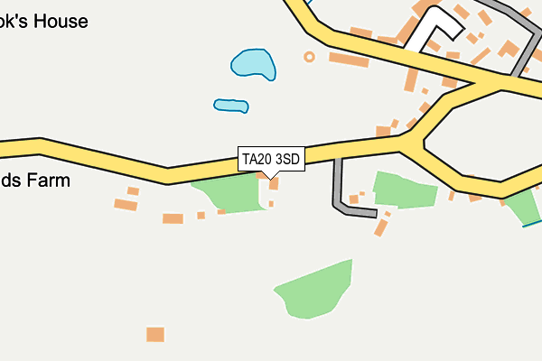 TA20 3SD map - OS OpenMap – Local (Ordnance Survey)