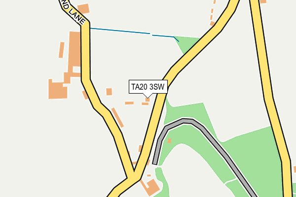TA20 3SW map - OS OpenMap – Local (Ordnance Survey)