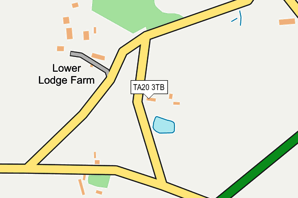 TA20 3TB map - OS OpenMap – Local (Ordnance Survey)