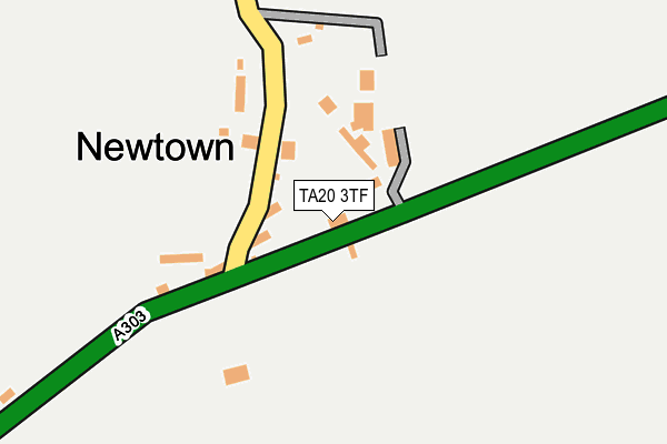 TA20 3TF map - OS OpenMap – Local (Ordnance Survey)
