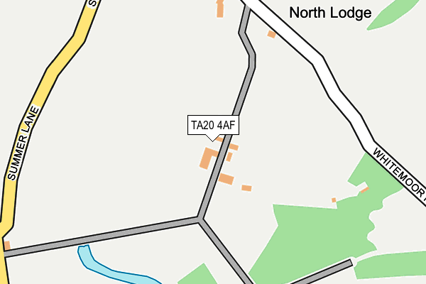 TA20 4AF map - OS OpenMap – Local (Ordnance Survey)