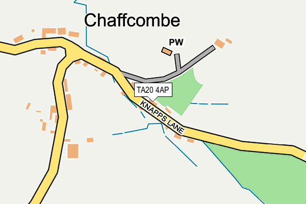 TA20 4AP map - OS OpenMap – Local (Ordnance Survey)