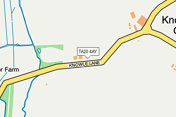 TA20 4AY map - OS OpenMap – Local (Ordnance Survey)