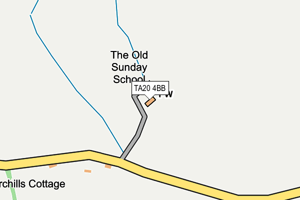 TA20 4BB map - OS OpenMap – Local (Ordnance Survey)