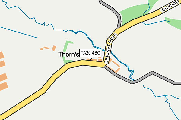 TA20 4BG map - OS OpenMap – Local (Ordnance Survey)