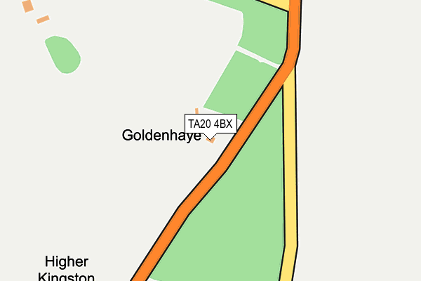 TA20 4BX map - OS OpenMap – Local (Ordnance Survey)