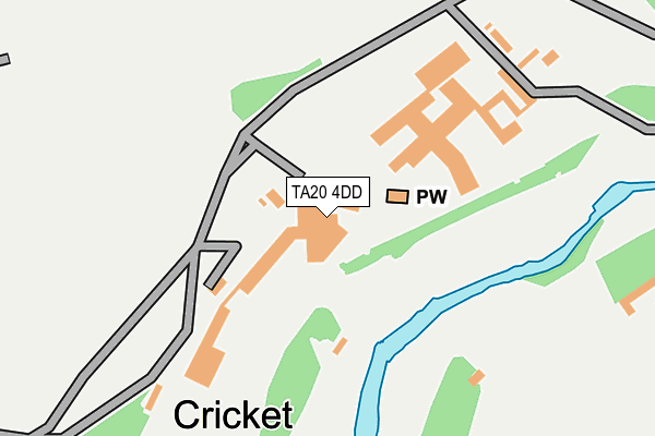 TA20 4DD map - OS OpenMap – Local (Ordnance Survey)