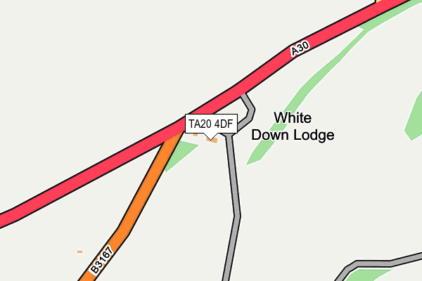TA20 4DF map - OS OpenMap – Local (Ordnance Survey)