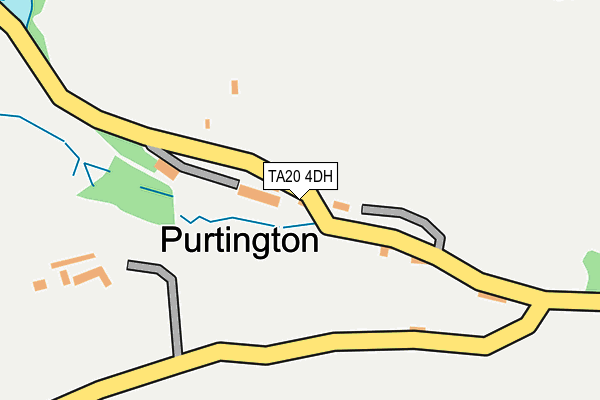 TA20 4DH map - OS OpenMap – Local (Ordnance Survey)