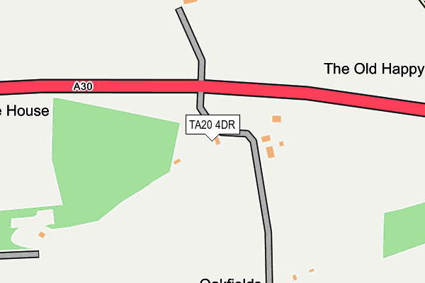 TA20 4DR map - OS OpenMap – Local (Ordnance Survey)