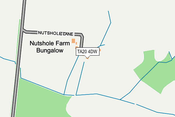 TA20 4DW map - OS OpenMap – Local (Ordnance Survey)