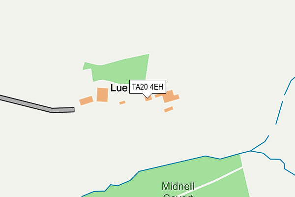 TA20 4EH map - OS OpenMap – Local (Ordnance Survey)