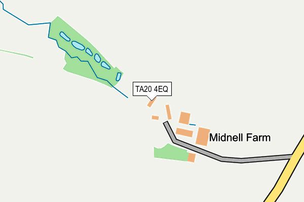 TA20 4EQ map - OS OpenMap – Local (Ordnance Survey)