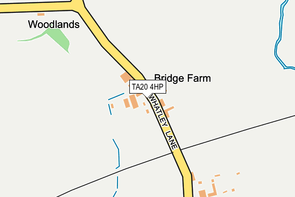 TA20 4HP map - OS OpenMap – Local (Ordnance Survey)