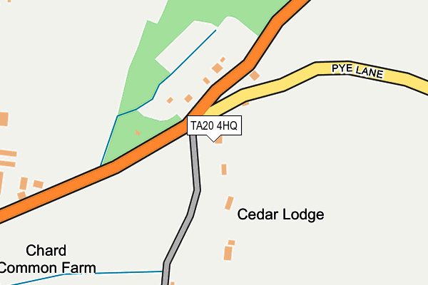 TA20 4HQ map - OS OpenMap – Local (Ordnance Survey)