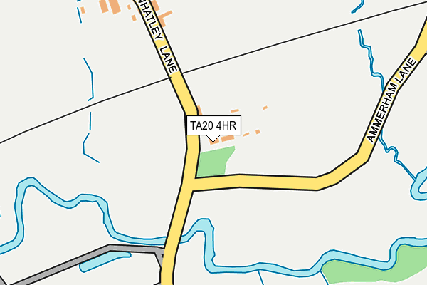 TA20 4HR map - OS OpenMap – Local (Ordnance Survey)