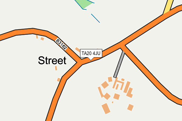 TA20 4JU map - OS OpenMap – Local (Ordnance Survey)