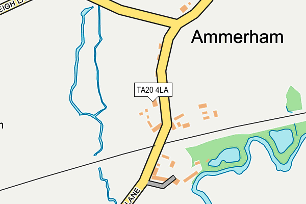 TA20 4LA map - OS OpenMap – Local (Ordnance Survey)