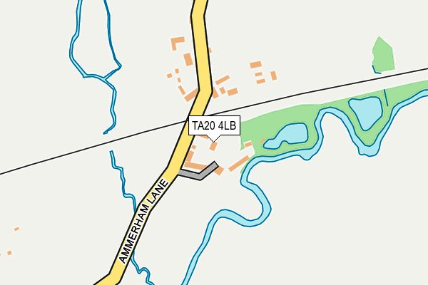 TA20 4LB map - OS OpenMap – Local (Ordnance Survey)