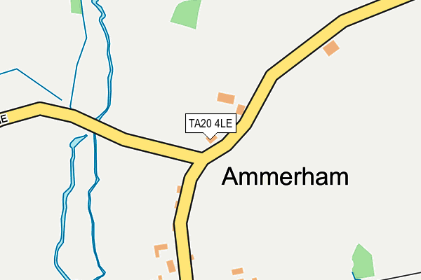 TA20 4LE map - OS OpenMap – Local (Ordnance Survey)