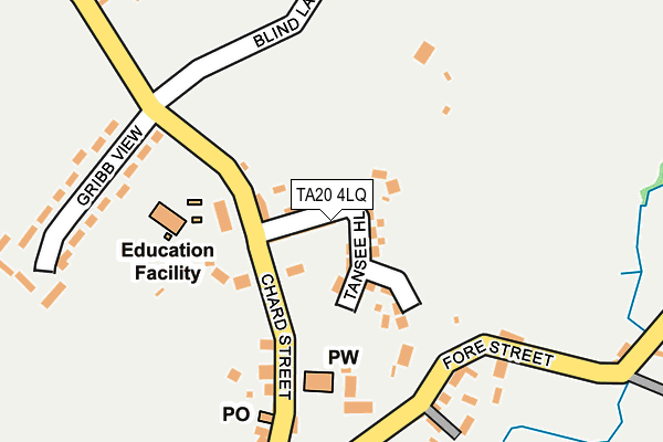 TA20 4LQ map - OS OpenMap – Local (Ordnance Survey)