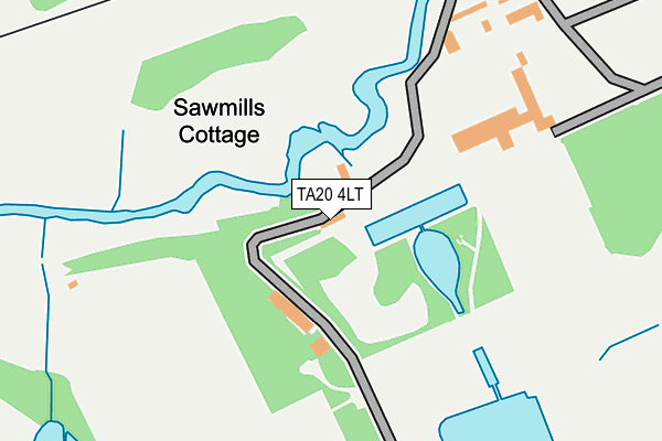 TA20 4LT map - OS OpenMap – Local (Ordnance Survey)