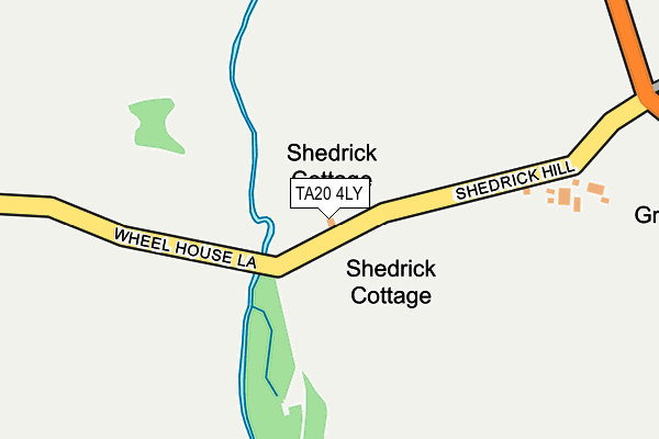 TA20 4LY map - OS OpenMap – Local (Ordnance Survey)