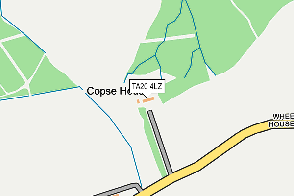 TA20 4LZ map - OS OpenMap – Local (Ordnance Survey)