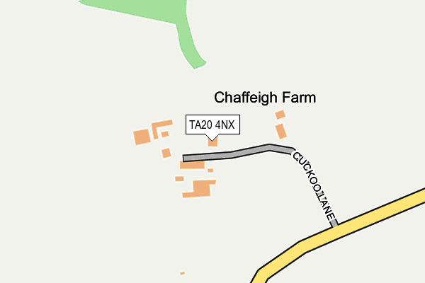 TA20 4NX map - OS OpenMap – Local (Ordnance Survey)