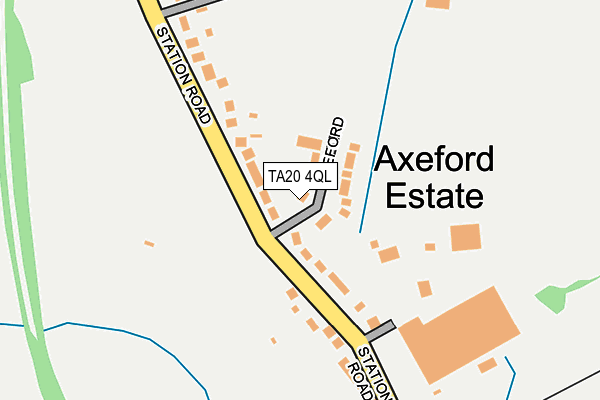 TA20 4QL map - OS OpenMap – Local (Ordnance Survey)