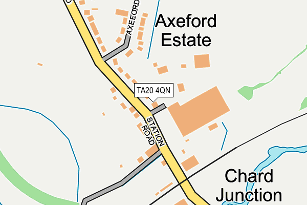 TA20 4QN map - OS OpenMap – Local (Ordnance Survey)