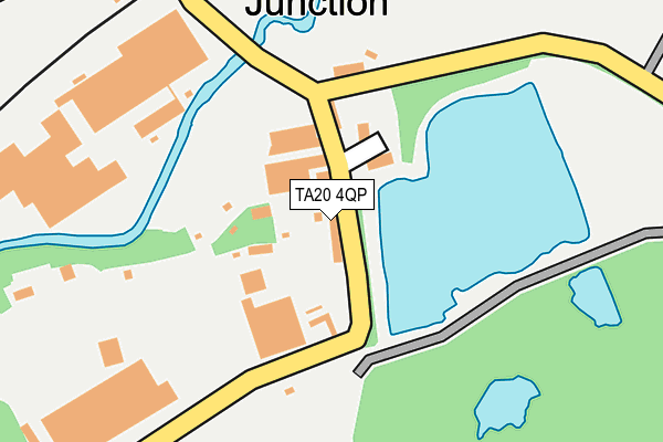 TA20 4QP map - OS OpenMap – Local (Ordnance Survey)